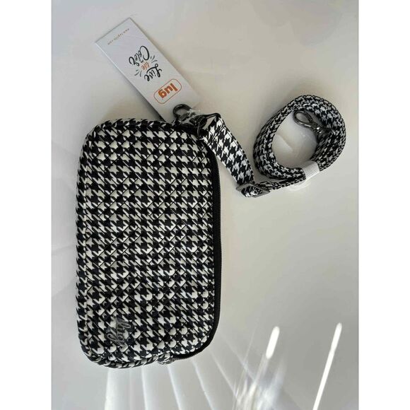 Lug Coupe XL Convertible Crossbody Bag in Micro Houndstooth NWT - Picture 1 of 4